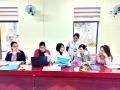 Trung tâm Kiểm soát Bệnh tật tỉnh Hà Giang kiểm tra giám sát công tác y tế trường học tại trường Mầm non Đồng Tâm, huyện Bắc Quang